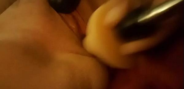  Hubby and Wife toy fucking